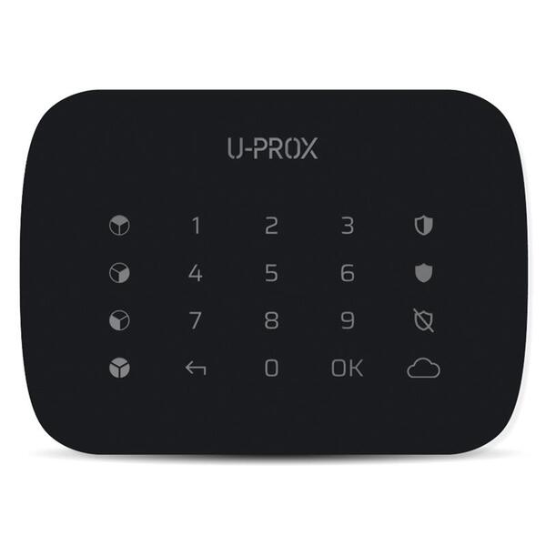 Бездротова сенсорна клавіатура U-Prox Keypad G4 Black, 4 групи, бездротовий, чорний