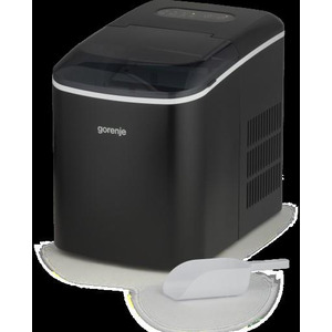 Льодогенератор побутовий Gorenje, 15кг/добу, 2,2л, чорний