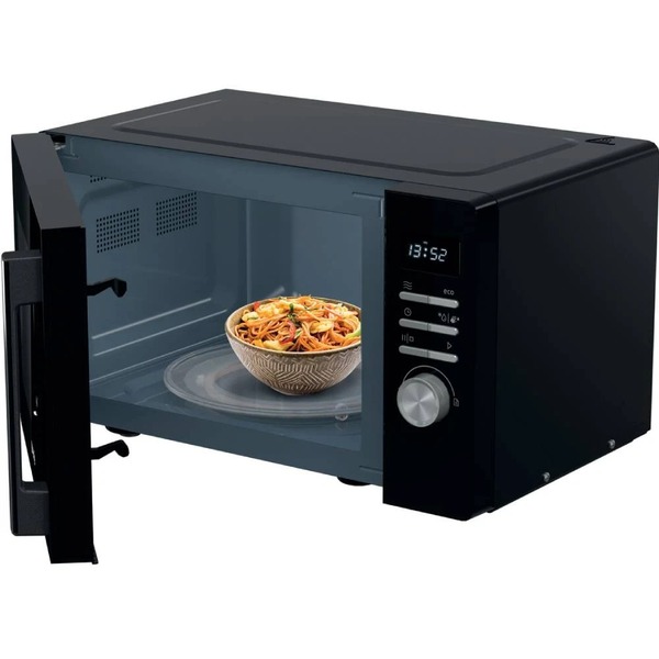 Мікрохвильова піч Gorenje, 23л, електр. керув., 800Вт, гриль, дисплей, чорний