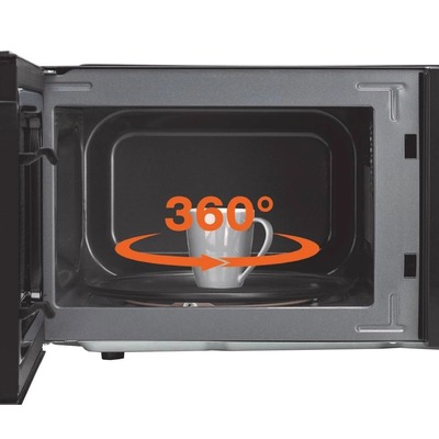 Мікрохвильова піч Gorenje, 23л, електр. керув., 800Вт, гриль, дисплей, чорний