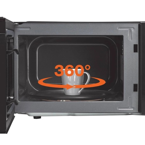 Мікрохвильова піч Gorenje, 23л, електр. керув., 800Вт, гриль, дисплей, чорний