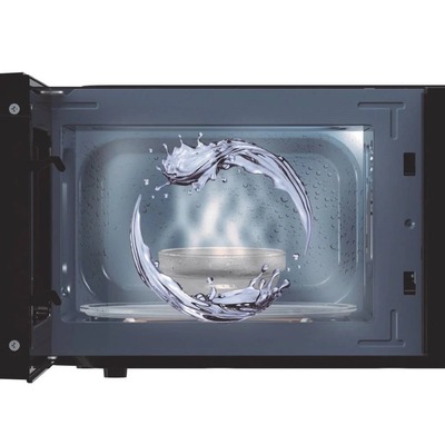 Мікрохвильова піч Gorenje, 23л, електр. керув., 800Вт, гриль, дисплей, чорний