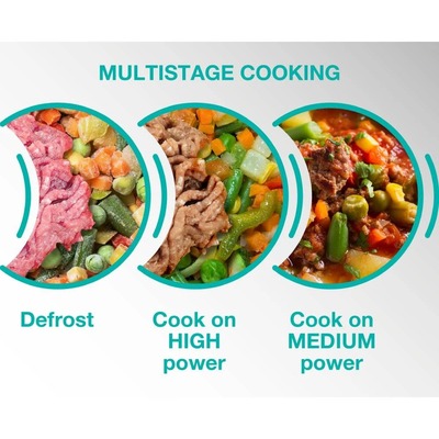 Мікрохвильова піч Gorenje, 23л, електр. керув., 800Вт, гриль, дисплей, чорний