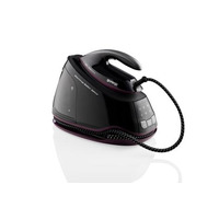 Праска-парогенератор Gorenje, 3000Вт, 1500мл, паровий удар -160гр, дисплей, керам. підошва, чорний
