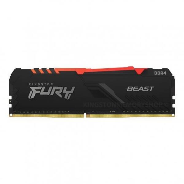 Пам'ять ПК Kingston DDR4 16GB 3200 FURY Beast RGB