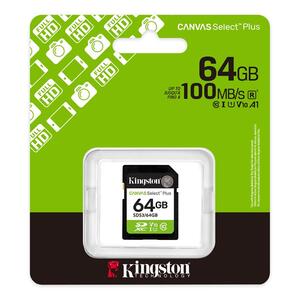 Карта пам'яті Kingston SD   64GB C10 UHS-I V10 R100MB/s
