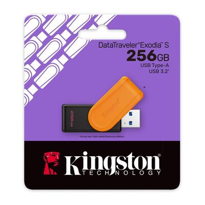 Накопичувач Kingston  256GB USB 3.2 Type-A Gen1 DT Exodia S