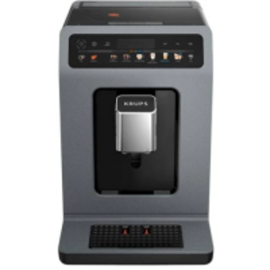 Кавомашина Krups Evidence Hot &amp; Cold 2.3л, зерно, автомат.капучинатор, ОLED диспл, авторецептів - 18, сіро - чорний