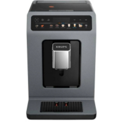 Кавомашина Krups Evidence Hot & Cold 2.3л, зерно, автомат.капучинатор, ОLED диспл, авторецептів - 18, сіро - чорний