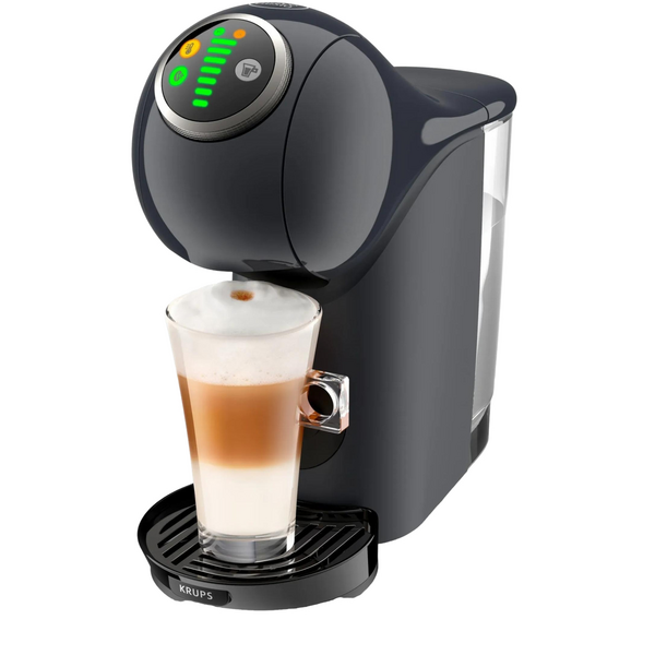 Кавоварка Krups капсульна Dolce Gusto Genio S Plus 0.8л, капсули, сенcорне керування, темно-сірий