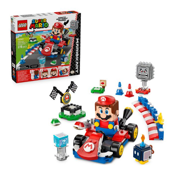 Конструктор LEGO Super Mario Mario Kart – Interactive LEGO® Mario та Standard Kart