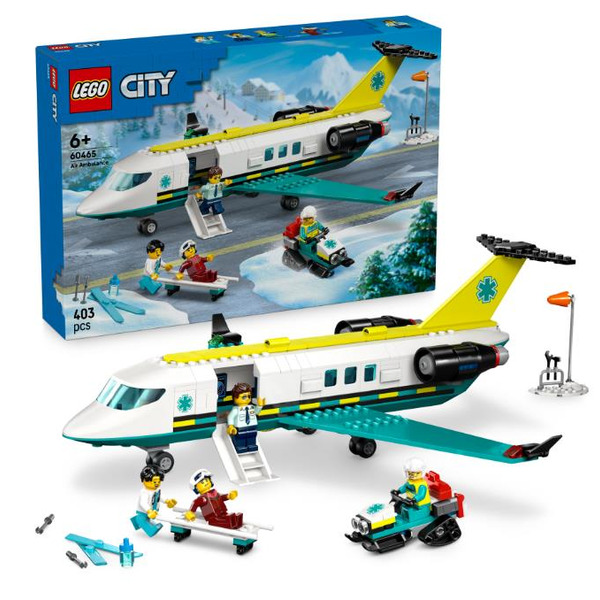 Конструктор LEGO City Самолет скорой медицинской помощи