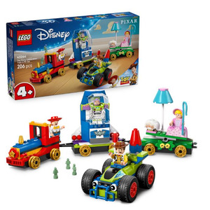 Конструктор LEGO Disney Pixar Святкування з Історії Іграшок: потяг і авто для перегонів