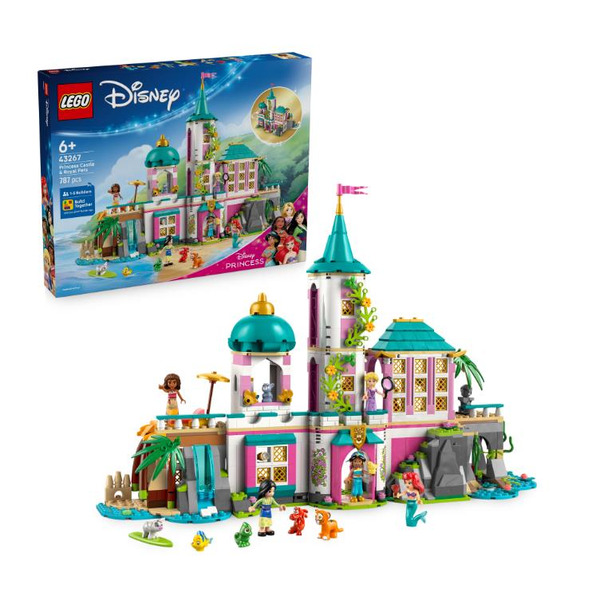 Конструктор LEGO Disney Princess Замок принцессы и королевские любимцы