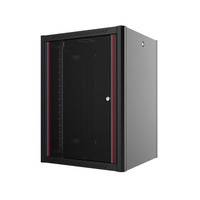 Шафа MIRSAN 19", 12U, WTN, 600x450 мм, максимально 100 кг, чорна