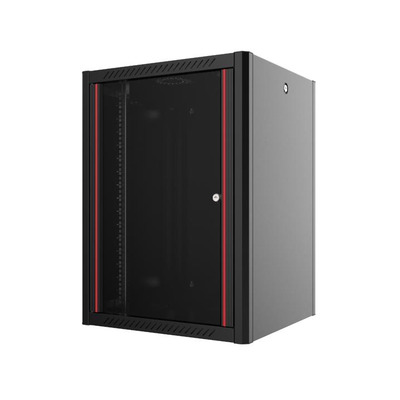 Шафа MIRSAN 19", 12U, WTN, 600x450 мм, максимально 100 кг, чорна