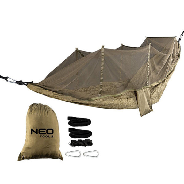 Гамак NEO Tools Гамак с москитной сеткой 330x140см комплект (63-123)