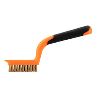 Щітка дротяна Neo Tools пряма, 5х11 рядів, прямий дріт 0.3мм, 180мм, двокомпонентне руків'я