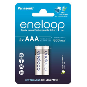Акумулятор Panasonic Eneloop NI-MH  AAA 800 мАг, 2 шт.