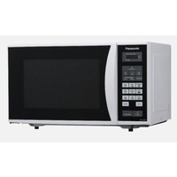 Мікрохвильова піч Panasonic, 25л, 800Вт, дисплей, відкрю ручкою, біло-чорний