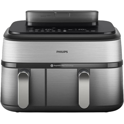Мультипіч Philips Ovi Dual Steam 2750Вт, чаша-3+6л, сенсорне управл., 12 авто. программ,  пластик/метал