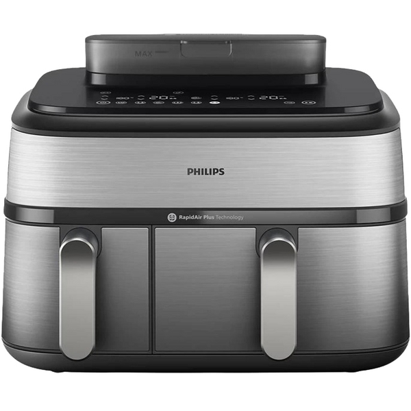 Мультипіч Philips Ovi Dual Steam 2750Вт, чаша-3+6л, сенсорне управл., 12 авто. программ,  пластик/метал