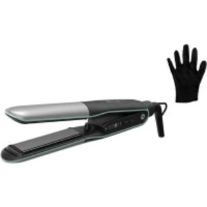 Випрямляч Rowenta Thermostyle, темп.режимів-5, 150-230С, дисплей, іонізація, кераміка, титан, чорно-сірий