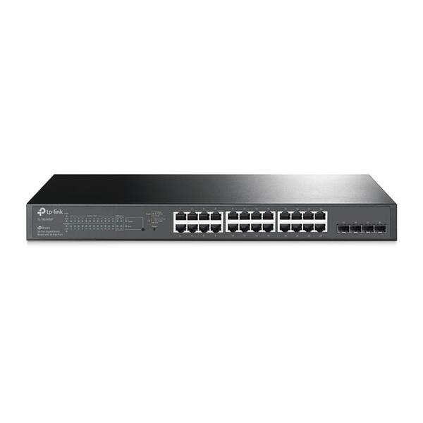 Коммутатор TP-LINK SG2428P 24xGE (24xPoE), 4xSFP, 250Вт, WebSmart
