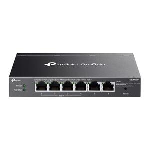 Комутатор TP-LINK ES206GP  6xGE (4xPoE), 65W, WebSmart