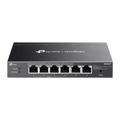 Комутатор TP-LINK ES206GP  6xGE (4xPoE), 65W, WebSmart