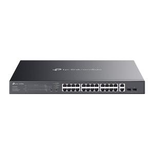 Комутатор TP-LINK ES228GMP  26xGE (24xPoE), 384Вт, 2xSFP, WebSmart