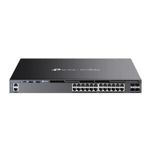 Комутатор TP-LINK SG6428XHP 24xGE (24xPoE), 4xSFP+, 720Вт, Керований L3