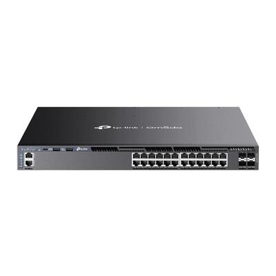 Комутатор TP-LINK SG6428XHP 24xGE (24xPoE), 4xSFP+, 720Вт, Керований L3