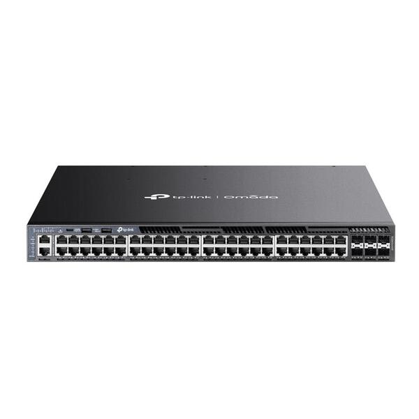 Коммутатор TP-LINK SG6654XHP 48xGE (48xPoE), 6xSFP+, 1440Вт, Управляемый L3