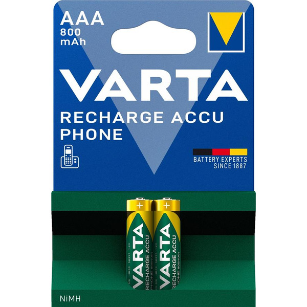 Акумулятор Varta NI-MH Phone  AAA 800 мА•г, 2шт