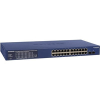 Комутатор NETGEAR GS724TP 24xGE PoE, 2xSFP, 190Вт, Керований L2