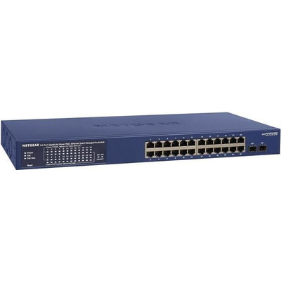 Комутатор NETGEAR GS724TP 24xGE PoE, 2xSFP, 190Вт, Керований L2