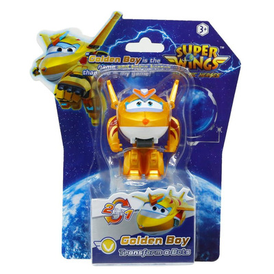 Ігрова фігурка-трансформер Super Wings Transform-a-Bots Золотий Хлопчик (Golden Boy)