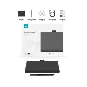 Графічний планшет Huion 6.3"x3,9" Inspiroy Frego S, BT, USB-C, чорний