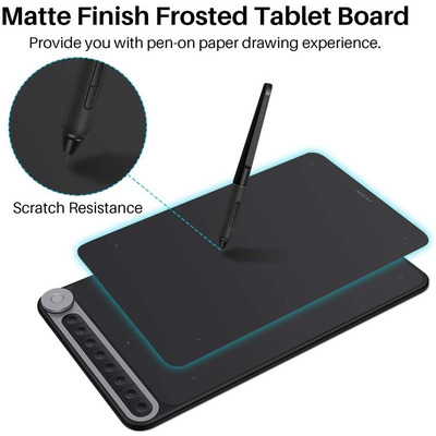 Графічний планшет Huion 10.5"x6.5" Q620M, USB-C, чорний