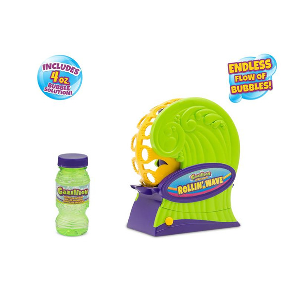 Генератор мыльных пузырей Gazillion Волна, автоматический, 118мл