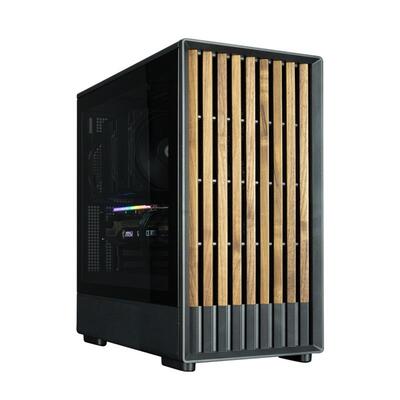 Корпус Zalman P10 Namu без БП, 1xUSB3.0, 1xUSBType-C, 2x120мм, 1x120мм ARGB, VGA 340мм, LCS ready, TG Side Panel, mATX, чорний