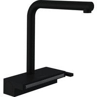 Змішувач для кухні Hansgrohe Aquno Select M81, довж.виливу - 210мм, поворотний, витяжний, 1 важіль, чорний матовий