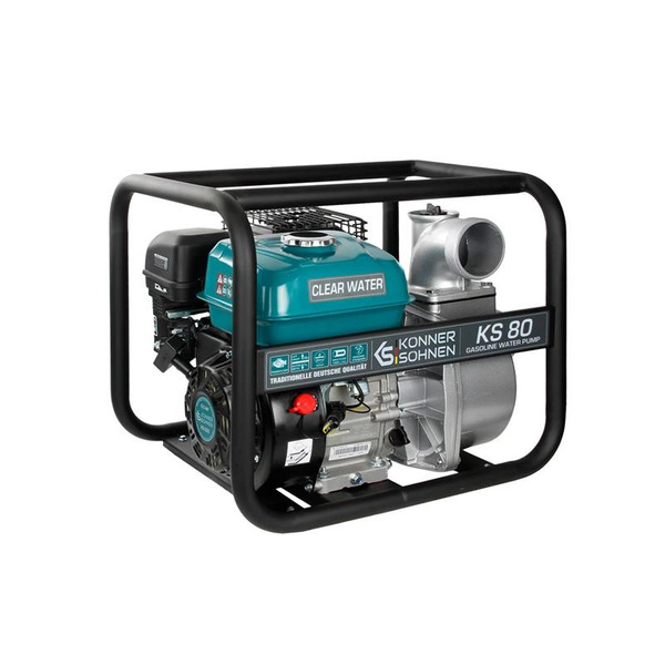 Мотопомпа бензинова Konner&amp;Sohnen KS 80 1000л/хв 7.0к.с 26кг