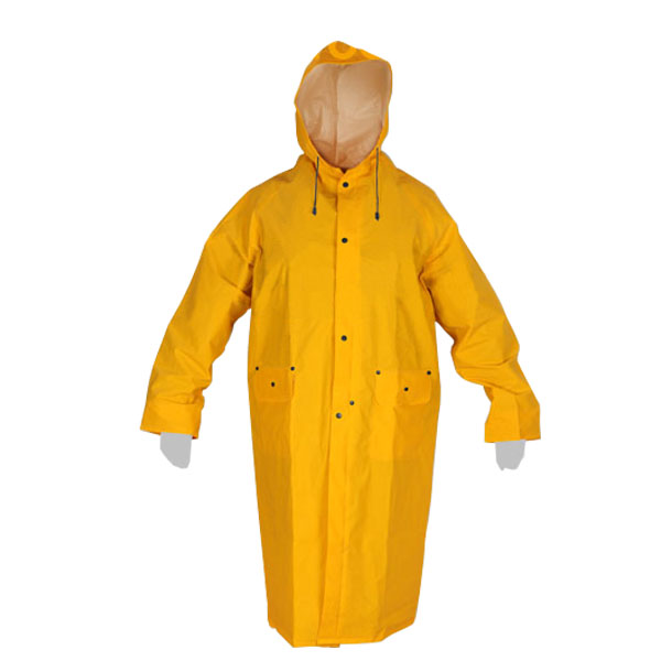 Дощовик Tolsen, ХXXL, ПВХ-матеріал 0,32мм, водонепроникний, жовтий