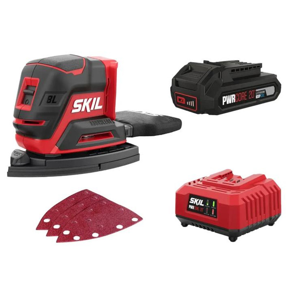 Вибрационная шлифмашина Skil 3720CC Compact (SR1E3720CC+BC1E3110AA)