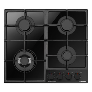 Варильна поверхня Hansa газова, 59см, чавун, чорний
