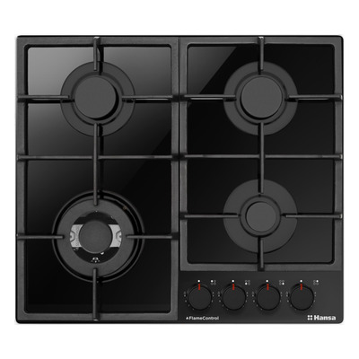 Варильна поверхня Hansa газова, 59см, чавун, чорний