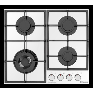 Варильна поверхня Hansa газова, 59см, чавун, білий