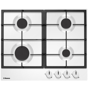 Варильна поверхня Hansa газова, 60см, чавун, білий